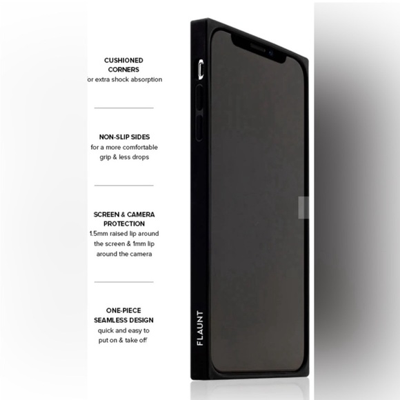 Flaunt iPhone 12 / 12 Pro Square Case, Ring / Popsocket Attached in Brown Cow - Picture 5 of 5